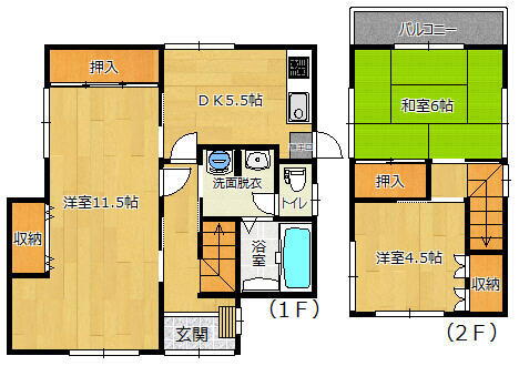 福岡県北九州市小倉南区大字高津尾 志井駅 3DK 一戸建て 賃貸物件詳細