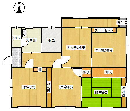 福島県伊達市柳内 賃貸一戸建て