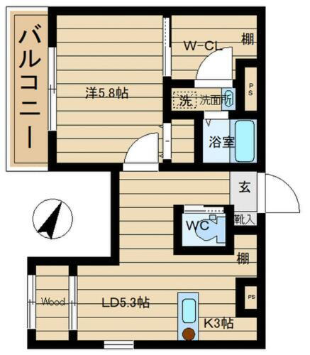 東京都日野市多摩平３丁目 豊田駅 1LDK マンション 賃貸物件詳細