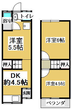 大阪府枚方市宮之阪５丁目 宮之阪駅 3DK 一戸建て 賃貸物件詳細