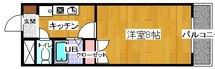 新潟県新潟市東区海老ケ瀬 1K アパート 賃貸物件詳細