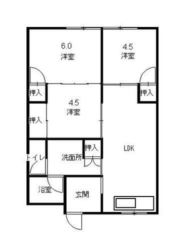 グレイス山王 3階 3LDK 賃貸物件詳細