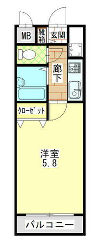 鹿児島県鹿児島市西千石町 加治屋町駅 1K マンション 賃貸物件詳細