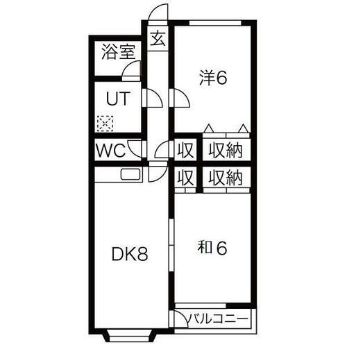 栃木県宇都宮市鶴田町 東武宇都宮駅 2LDK アパート 賃貸物件詳細