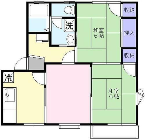 福島県福島市西中央１丁目 3K アパート 賃貸物件詳細