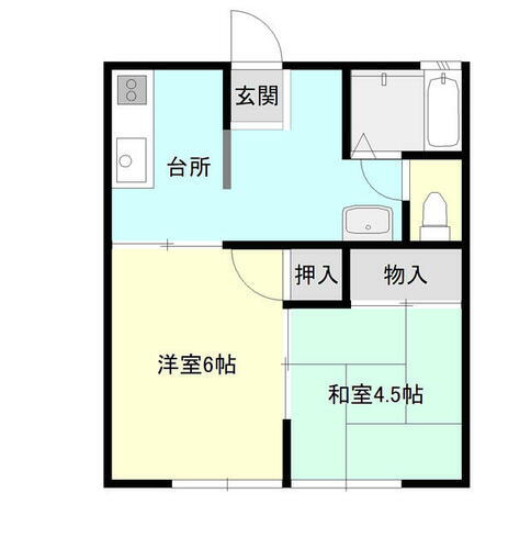 福島県南相馬市鹿島区西町２丁目 鹿島駅 2K アパート 賃貸物件詳細
