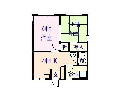 長崎県佐世保市大野町 2階建 築45年6ヶ月