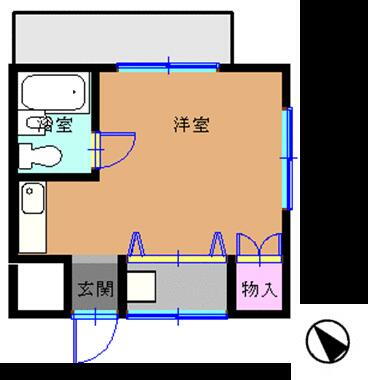 埼玉県川口市朝日６丁目 南鳩ヶ谷駅 ワンルーム アパート 賃貸物件詳細