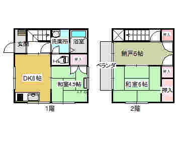 木村アパート 1階 2SDK 賃貸物件詳細