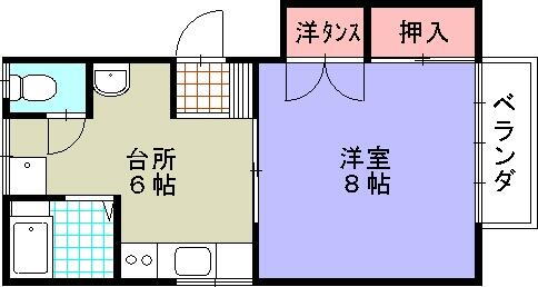 岩手県盛岡市本町通２丁目 1DK アパート 賃貸物件詳細