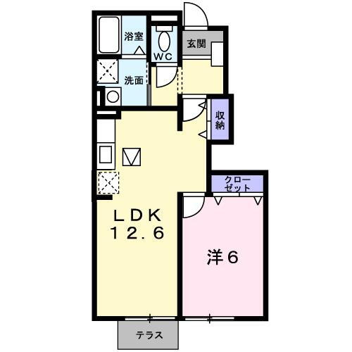 石川県河北郡津幡町字能瀬 能瀬駅 1LDK アパート 賃貸物件詳細