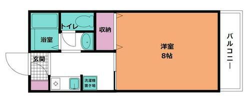 広島県広島市中区光南２丁目 江波駅 1K アパート 賃貸物件詳細