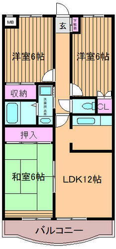 埼玉県蕨市北町４丁目 蕨駅 3LDK マンション 賃貸物件詳細