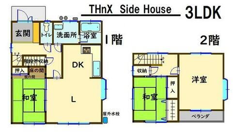 栃木県小山市城北４丁目 3LDK 一戸建て 賃貸物件詳細