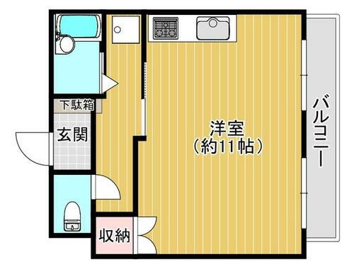 ライフ・モア高取 6階 ワンルーム 賃貸物件詳細