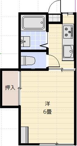 山口県下関市後田町２丁目 幡生駅 1K アパート 賃貸物件詳細