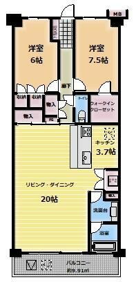 神奈川県藤沢市辻堂西海岸３丁目 鵠沼海岸駅 2SLDK マンション 賃貸物件詳細