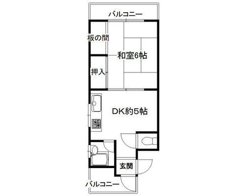 メゾン帝塚山 4階 1DK 賃貸物件詳細