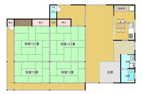 川原崎１８２ 平屋建て