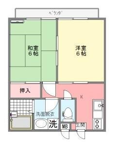 埼玉県川越市大字的場 霞ヶ関駅 2K アパート 賃貸物件詳細