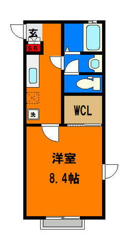 千葉県千葉市中央区葛城３丁目 千葉寺駅 1K アパート 賃貸物件詳細