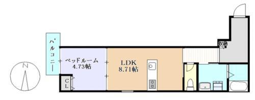 西山天王山　新築賃貸アパート 3階 1LDK 賃貸物件詳細