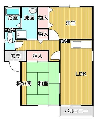 佐賀県佐賀市兵庫南１丁目 佐賀駅 2LDK アパート 賃貸物件詳細