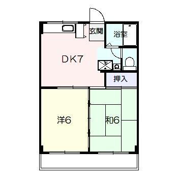 高知県高知市神田 2DK マンション 賃貸物件詳細