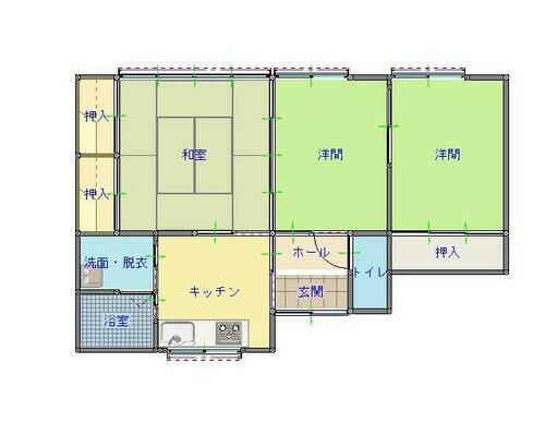 茨城県北茨城市華川町臼場 築60年7ヶ月 平屋建て