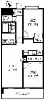 福岡県福岡市西区愛宕１丁目 室見駅 2LDK マンション 賃貸物件詳細