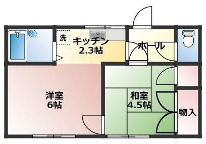 東京都荒川区町屋６丁目 町屋駅 2K アパート 賃貸物件詳細