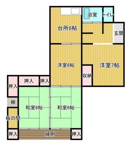 日知屋深溝貸家 平屋建て