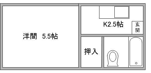 ハイツ河野 1階 1K 賃貸物件詳細