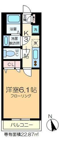テラス清澄橋 2階 1K 賃貸物件詳細