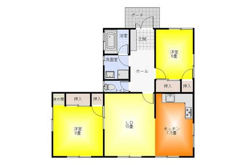 ヴェーネル 平屋建て