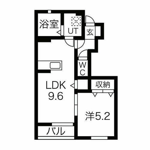 栃木県栃木市大平町富田 新大平下駅 1LDK アパート 賃貸物件詳細
