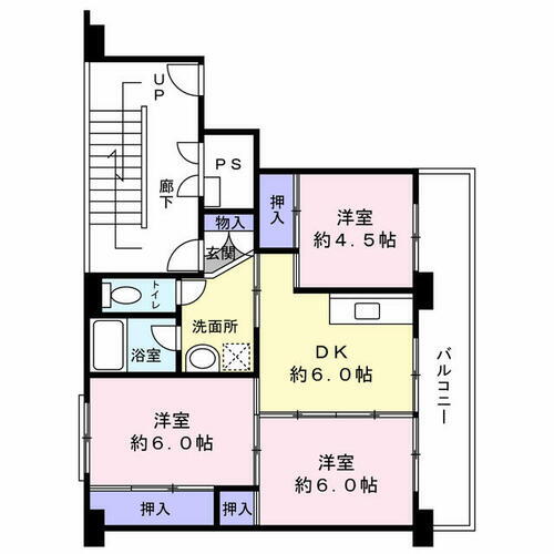 ビレッジハウス水沢西１号棟 1階 3DK 賃貸物件詳細