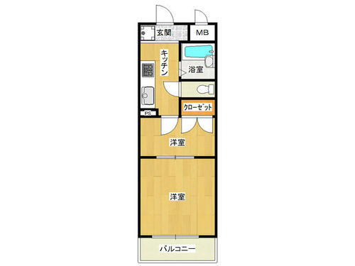 兵庫県神戸市灘区箕岡通１丁目 六甲駅 1SK アパート 賃貸物件詳細