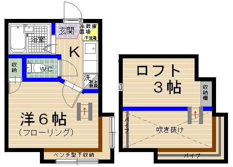 エムビル香椎参道Ｂ棟 1階 1K 賃貸物件詳細