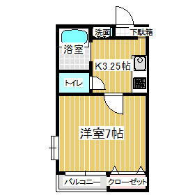 クランベール別府 2階 ワンルーム 賃貸物件詳細