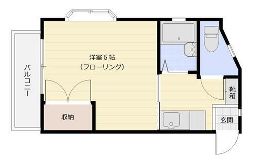 神奈川県横浜市神奈川区二本榎 東白楽駅 1K アパート 賃貸物件詳細