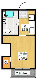 橋本ハイツ 3階 1K 賃貸物件詳細