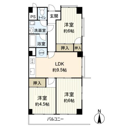 愛知県名古屋市昭和区広路町字隼人 いりなか駅 3LDK マンション 賃貸物件詳細