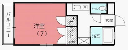 ロイヤルハイツ小松島Ⅱ 1階 1K 賃貸物件詳細