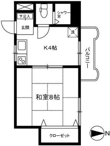 コーポ大澤 3階 1DK 賃貸物件詳細