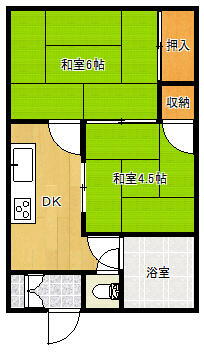 神奈川県綾瀬市寺尾西３丁目 かしわ台駅 2DK アパート 賃貸物件詳細