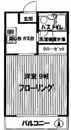 東京都板橋区徳丸３丁目 東武練馬駅 1K マンション 賃貸物件詳細