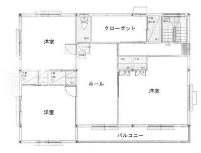 上三川貸家 2階