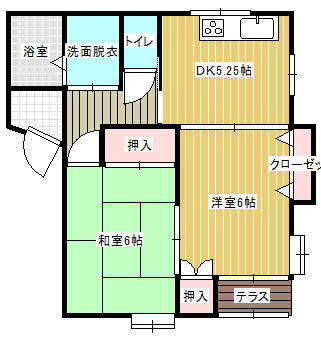 カーサ・アリエッタ 2階 2DK 賃貸物件詳細