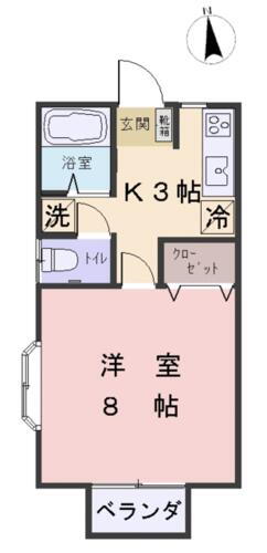 大分県国東市安岐町下原 1K アパート 賃貸物件詳細